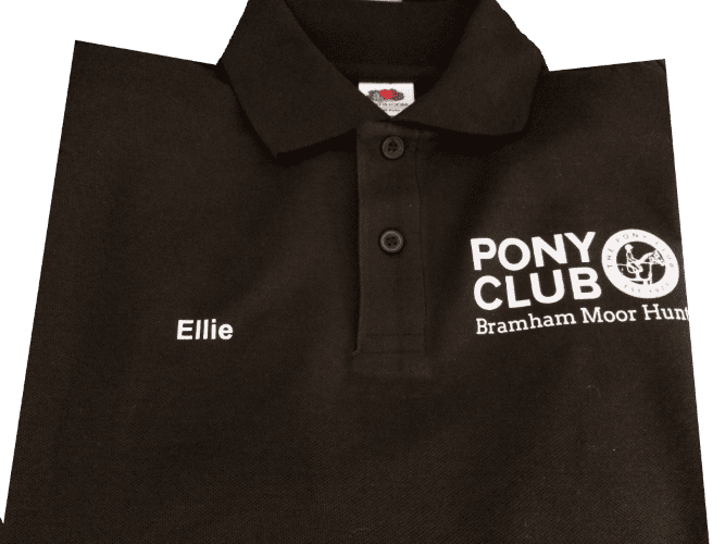 Adults Bramham Moor Polo Shirt - Black