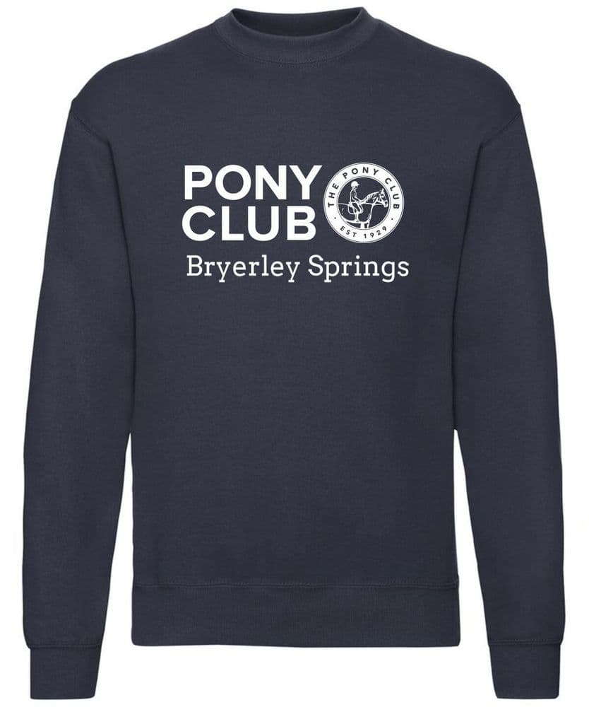 Adults Bryerley Springs  Navy Sweatshirt UX3