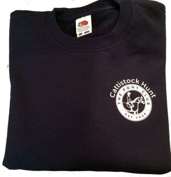Adults Cattistock Navy Sweatshirt UX3