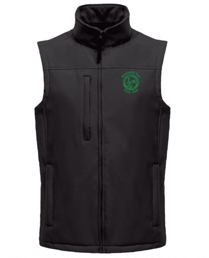 Adults COACH Unisex Woodland Hunt Black Flux Softshell Bodywarmer