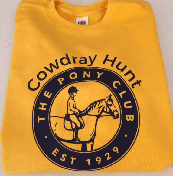 Adults Cowdray Golden Yellow Sweatshirt