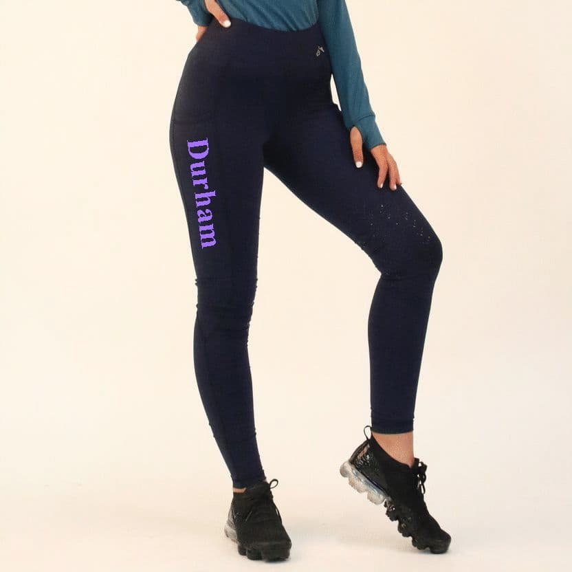 Adults Durham University Equestrian Society Navy Riding Leggings