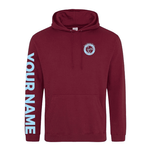 Adults East Devon PC Burgundy Hoodie