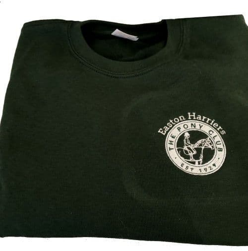 Adults Easton Harriers Bottle Green Sweatshirt UX3