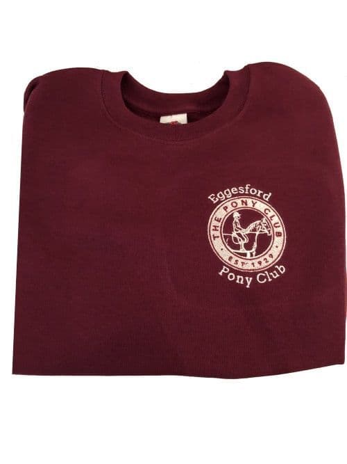 Adults Eggesford PC Burgundy Sweatshirt UX3