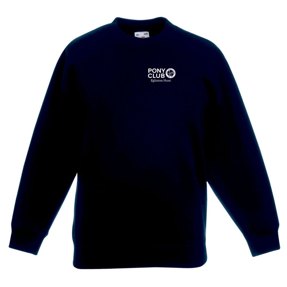 Adults Eglinton Hunt Pony Club Navy Sweatshirt UX3