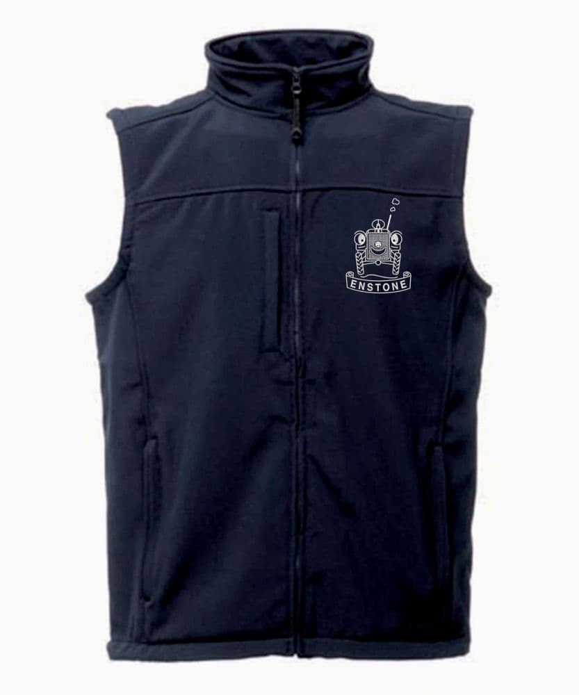 Adults Enstone YFC Navy Flux Softshell Bodywarmer