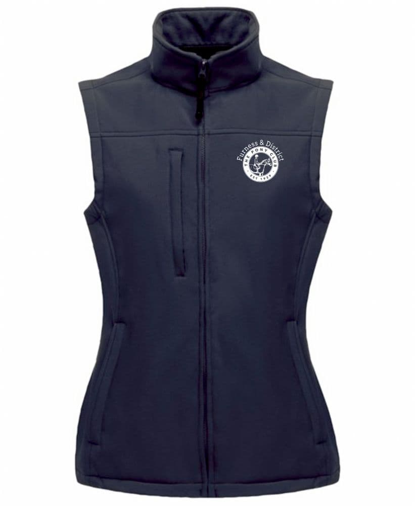Adults Furness & District Navy Soft shell Body Warmer