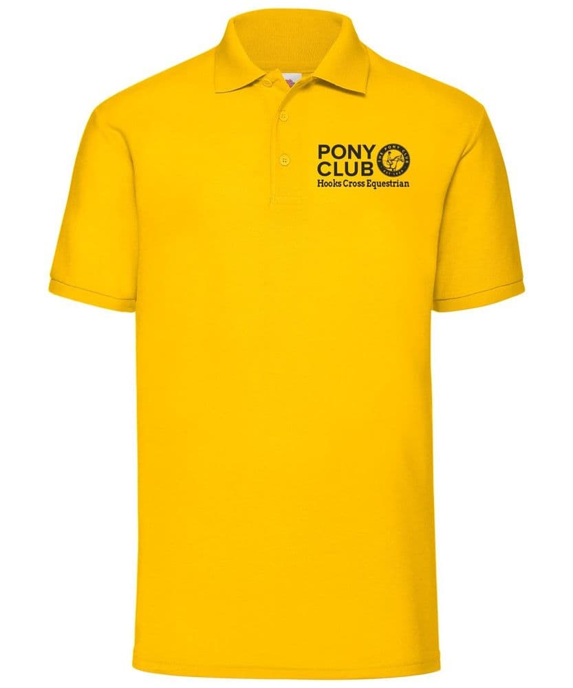 Adults Hooks Close Equestrian Sunflower Polo Shirts SS11