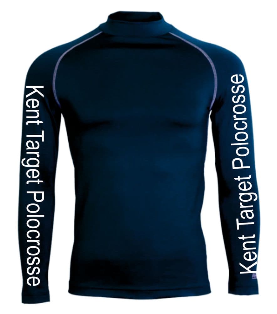 Adults Kent Target Polocrosse Navy Base Layer