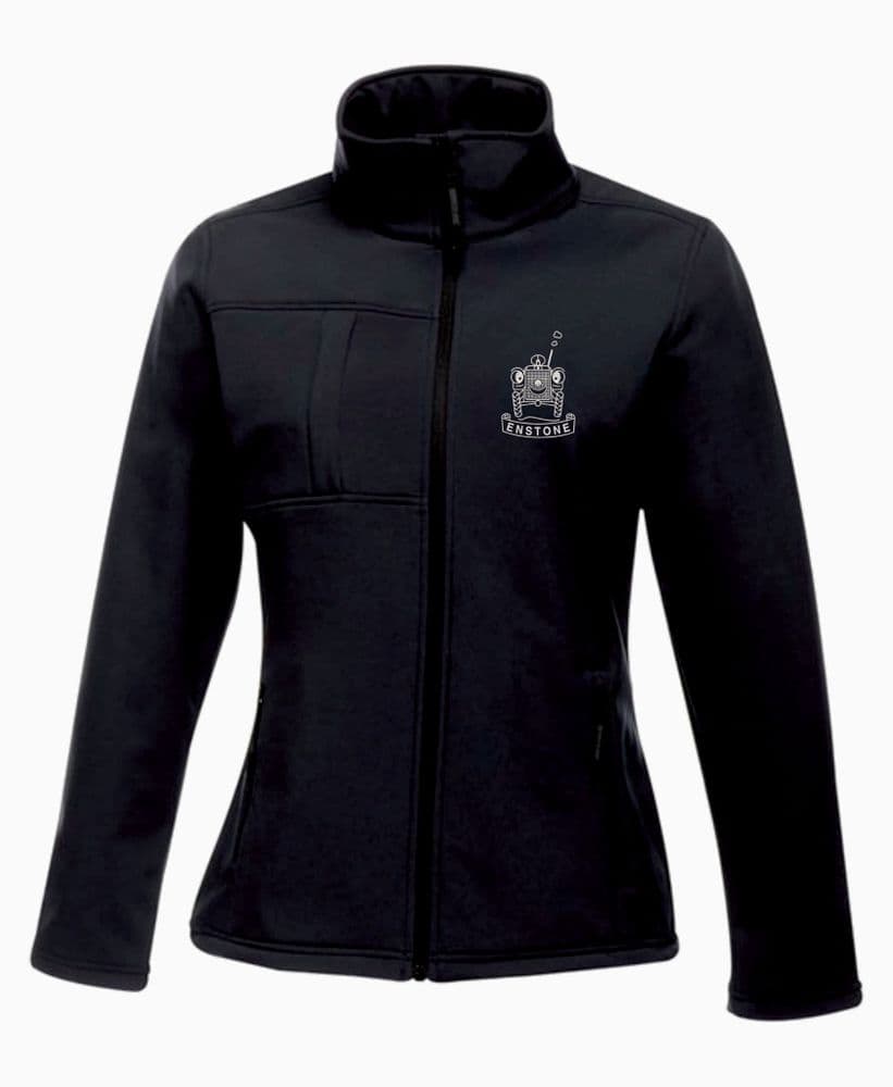 Adults ladies fit Enstone YFC Navy Softshell Jacket rg195