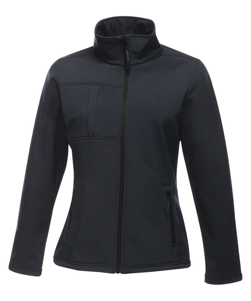Adults ladies fit Tetcott and South Tetcott PC Navy Softshell Jacket rg195
