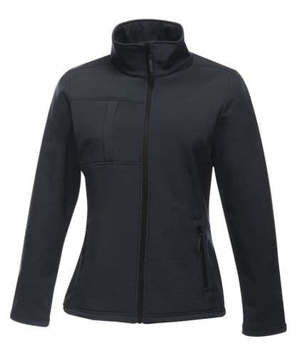 Adults ladies fit Tetcott and South Tetcott PC Navy Softshell Jacket rg195