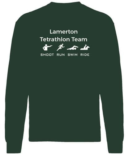 Adults Lamerton PC Tetrathlon/Triathlon Bottle Green Sweatshirt UC203