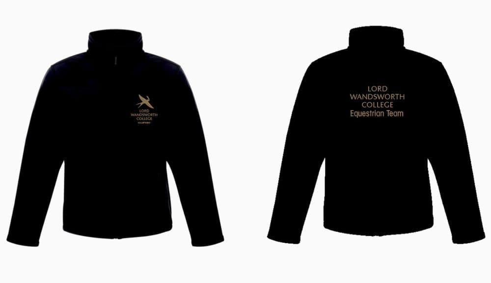 Adults Lord Wandsworth College Black Unisex Softshell Jacket rg194