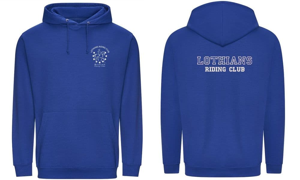 Adults Lothians RC Bright Royal Hoodie JH001