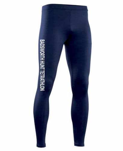 Adults Navy Badsworth Hunt Tetrathlon Base Layer Leggings