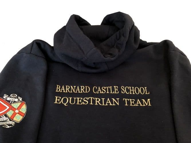 Adults Navy Barnard Castle School Hoodie JH101