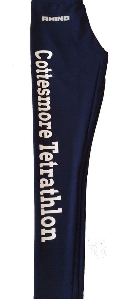 Adults Navy Cottesmore Tetrathlon Base Layer Leggings