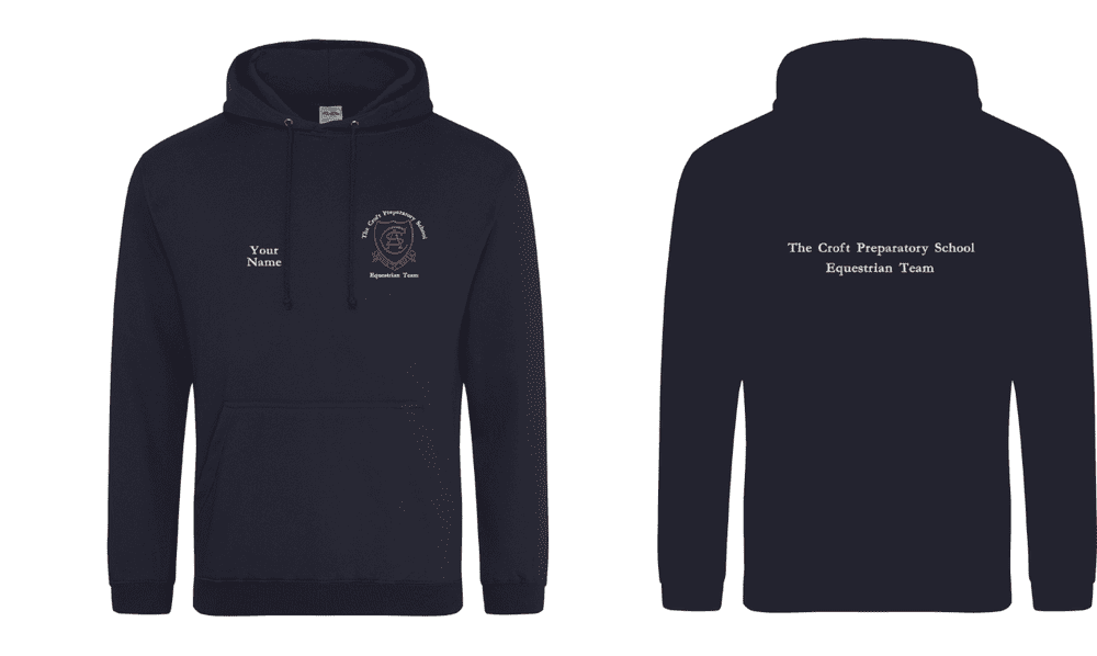 Adults Navy Croft Prep School Hoodie UX4