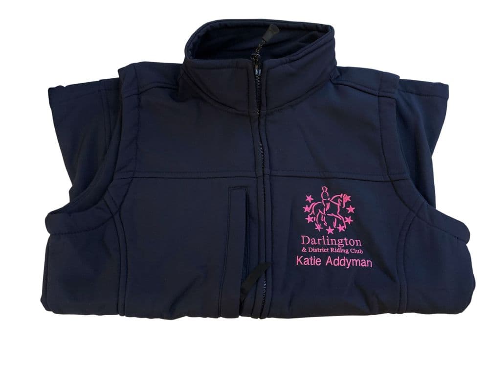 Adults Navy DDRC Soft shell Body Warmer