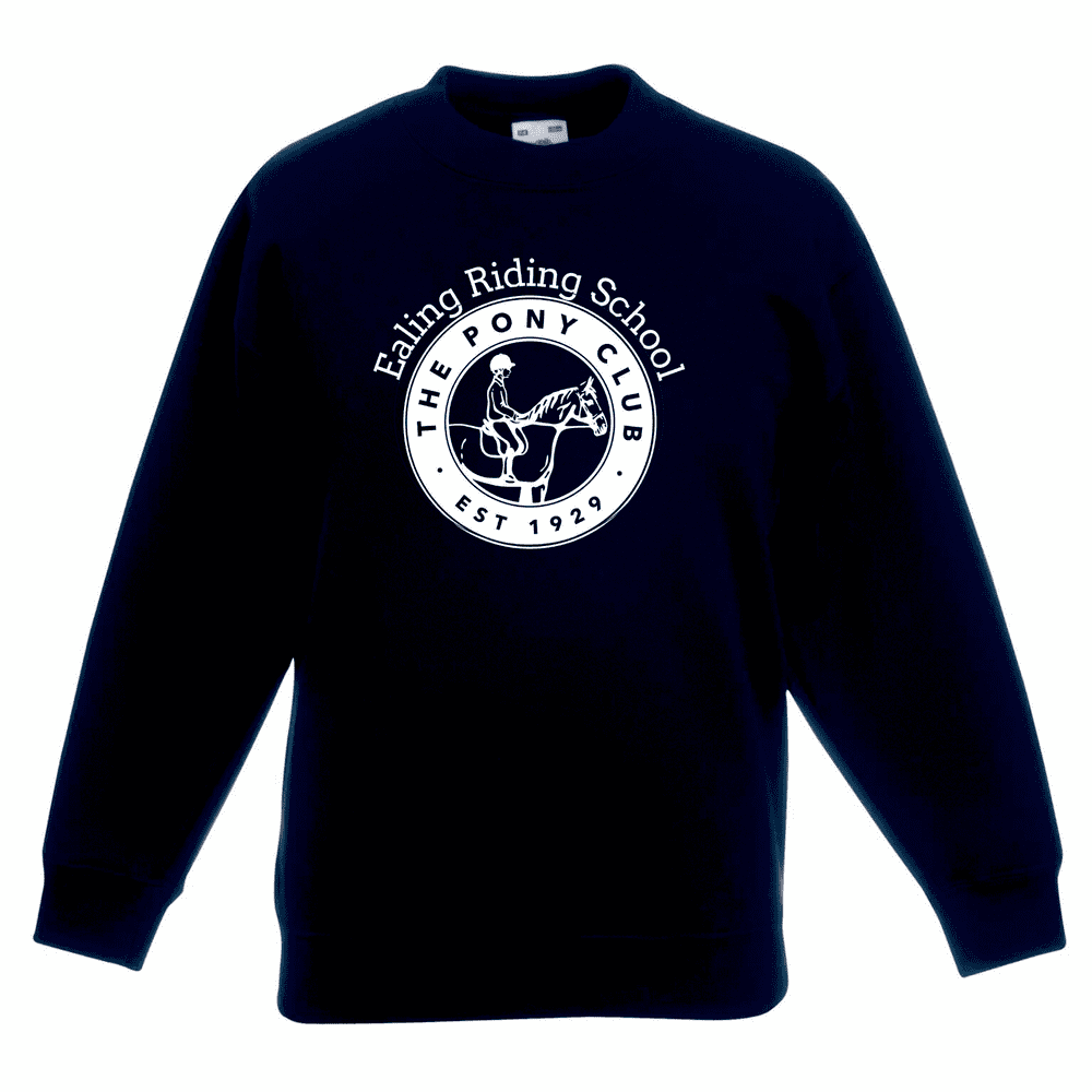 Adults Navy Ealing Riding School Sweatshirt UX3