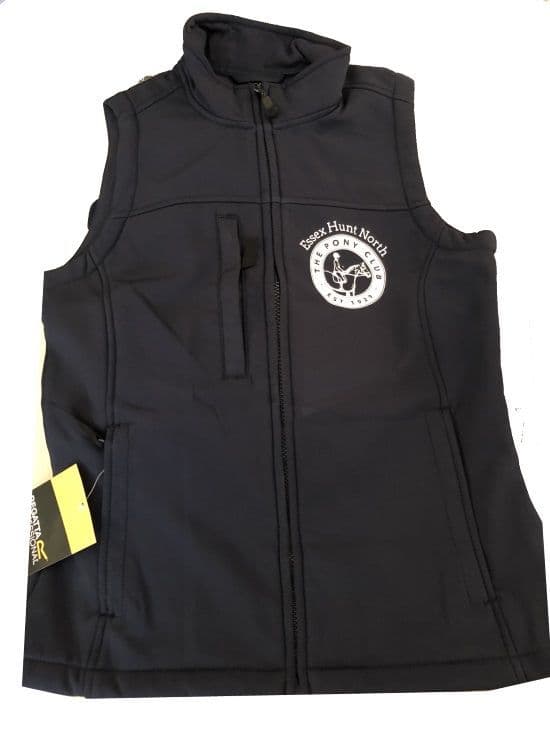 Adults Navy Ladies fit EHNPC PC Soft shell Body Warmer