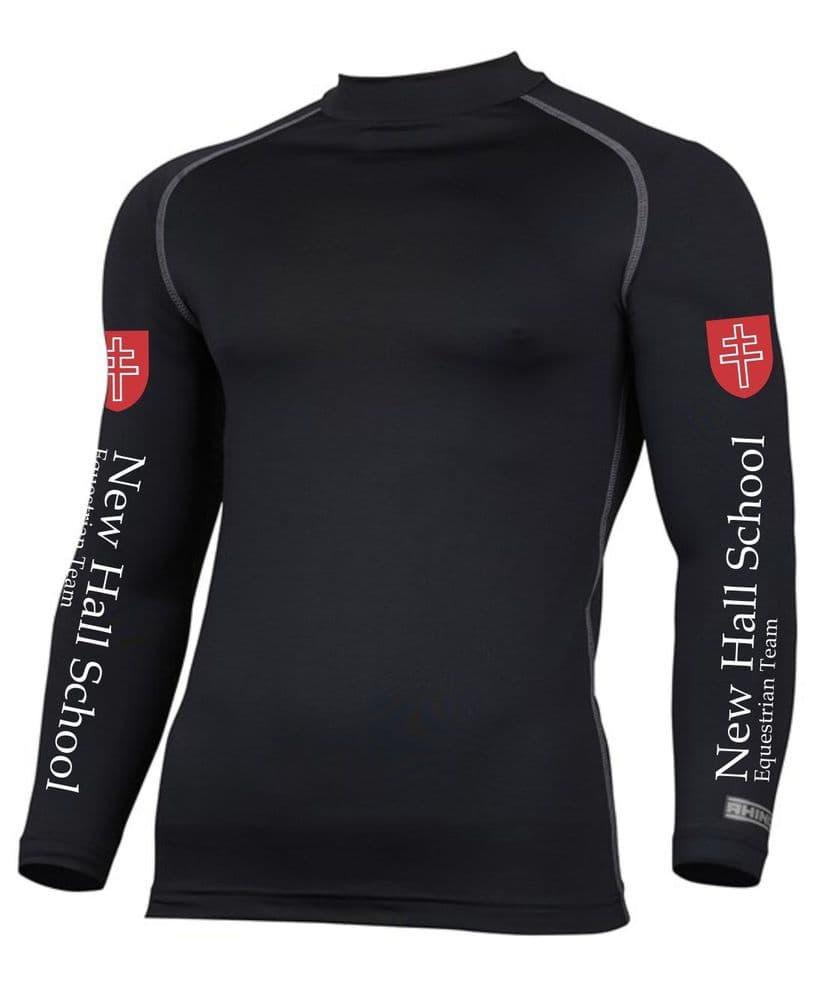 Adults New Hall School EQUESTRIAN TEAM Base Layer (Black) - RH001