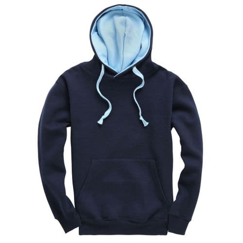Adults Northern Dressage Premium Hoodies Navy/Baby Blue W72