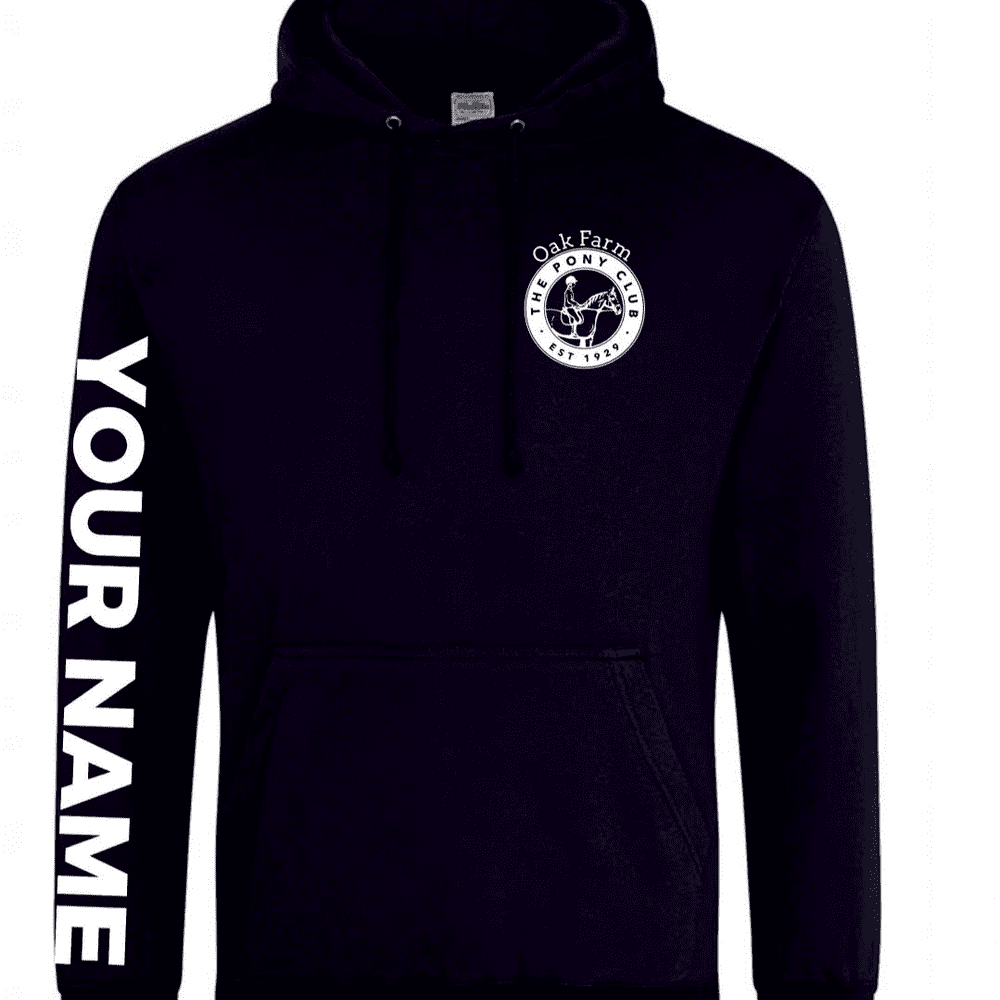 Adults Oak Farm PC COACHES Navy Hoodie