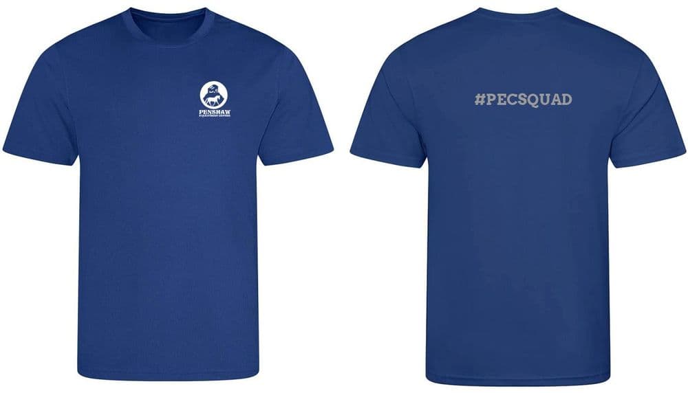 ADULTS Penshaw Equestrian Squad Royal 'Cool' T-shirt - JC001
