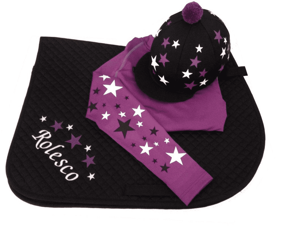 Adults Purple/black Base Layer Cross Country Colours