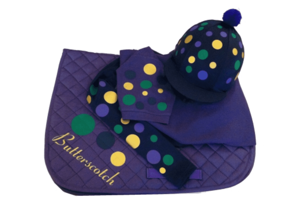 Adults Purple/Navy Multi Coloured Base Layer Cross Country Colours