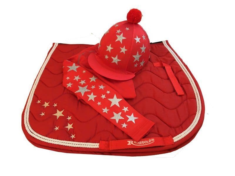 Adults Red Glitter Base Layer Cross Country Colours