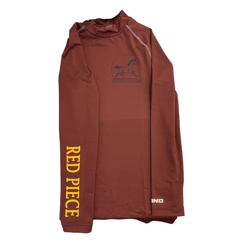 Adults Red Piece Equestrian Stables Burgundy Base Layer