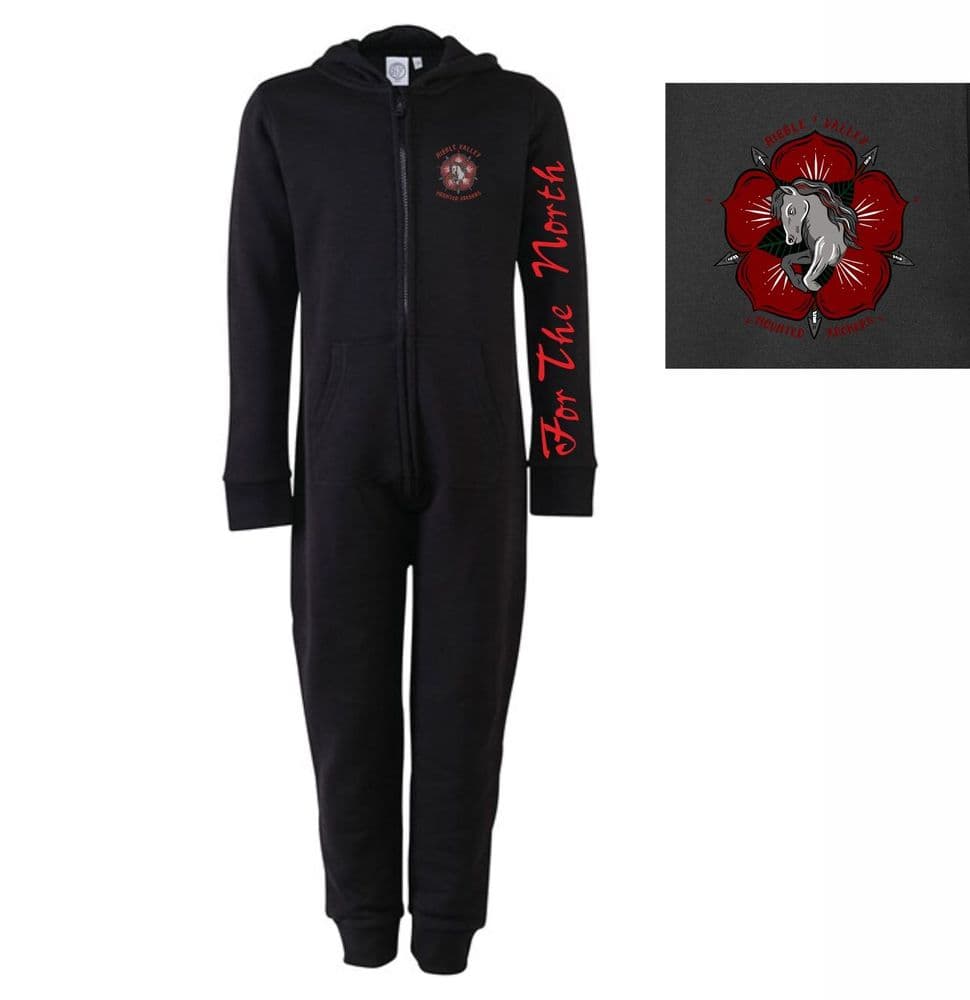Adults Ribble Valley Mounted Archers Black  Onesie