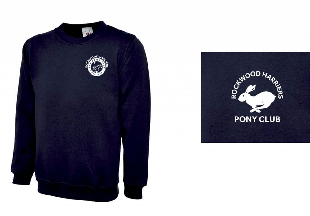 Adults Rockwood Harriers Navy Sweatshirt UX3