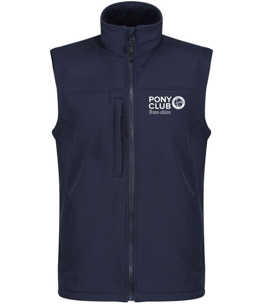 ADULTS Ross-shire Navy PC Soft-shell Gilet - RG154