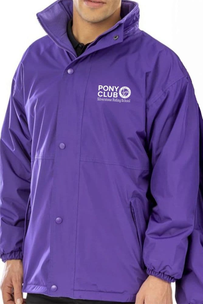 ADULTS Silverstone Riding School PC Purple Jacket - Result RS160
