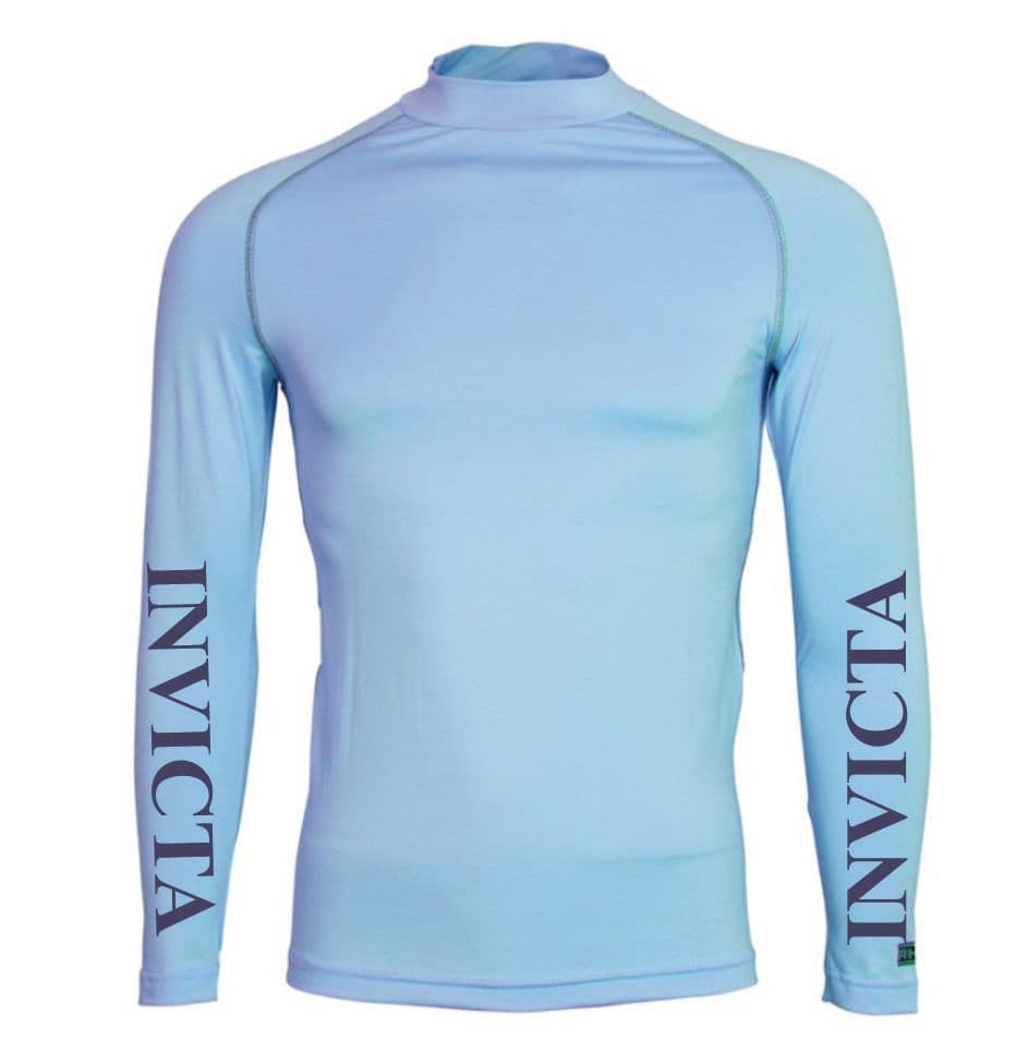 Adults sky blue Invicta Riding Club Base Layer