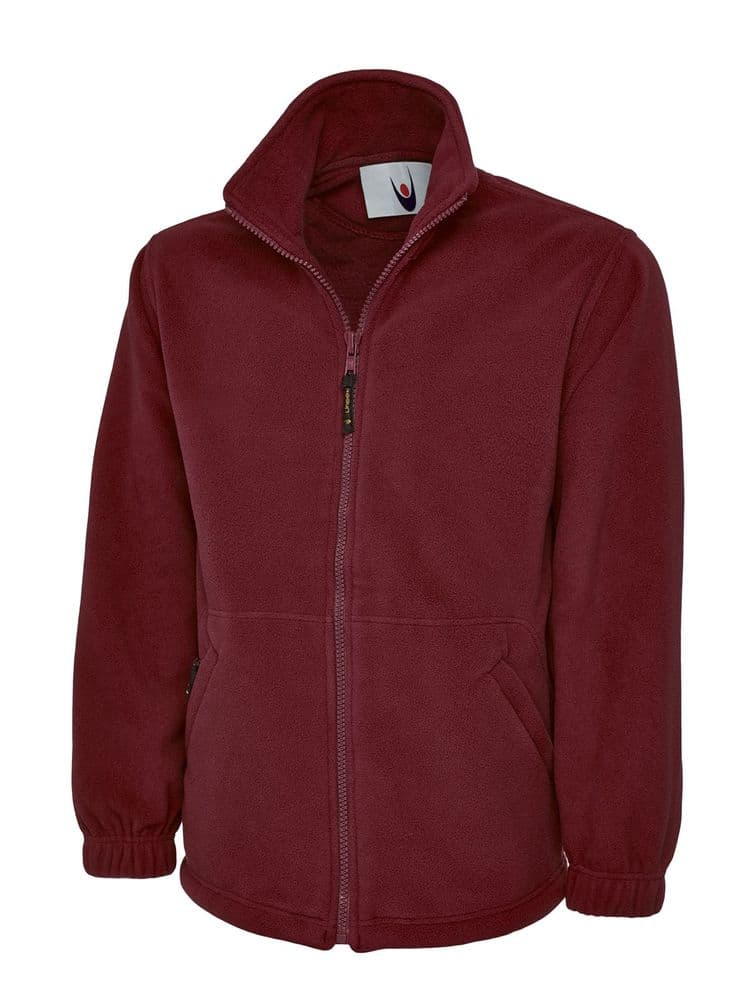 Adults Suffolk Burgundy fleece jacket UC601