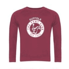 Adults Suffolk PC Burgundy  Sweatshirt UX3
