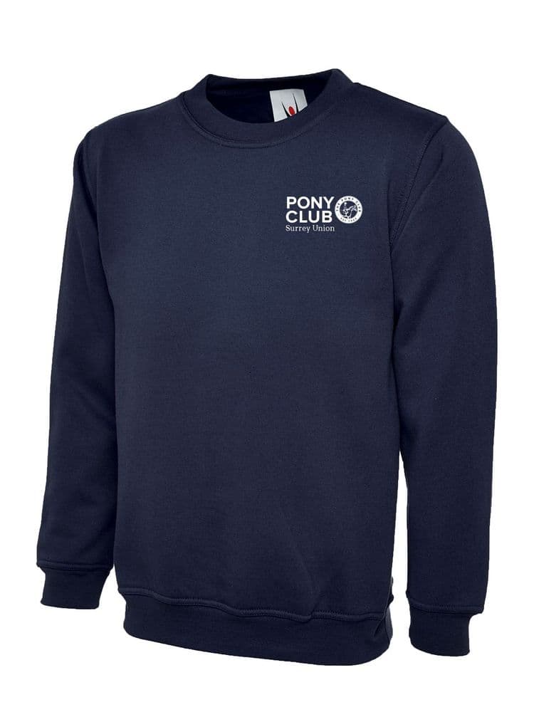 ADULTS Surrey Union PC Navy Sweatshirt - UX3