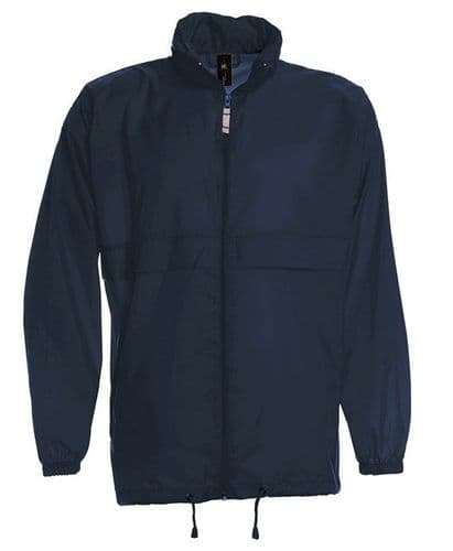 Adults Tetcott and South Tetcott Navy Showerproof Jacket