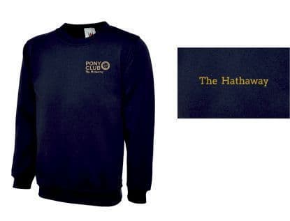 Adults The Hathaway PC Navy Sweatshirt UX3