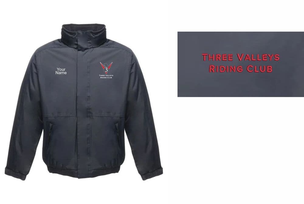 Adults Three Valleys Riding Club Regatta Dover Jacket