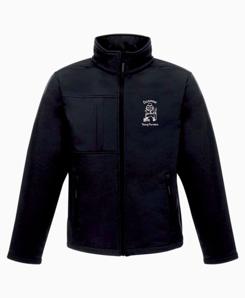 Adults Unisex Dunmow Navy Softshell Jacket rg194