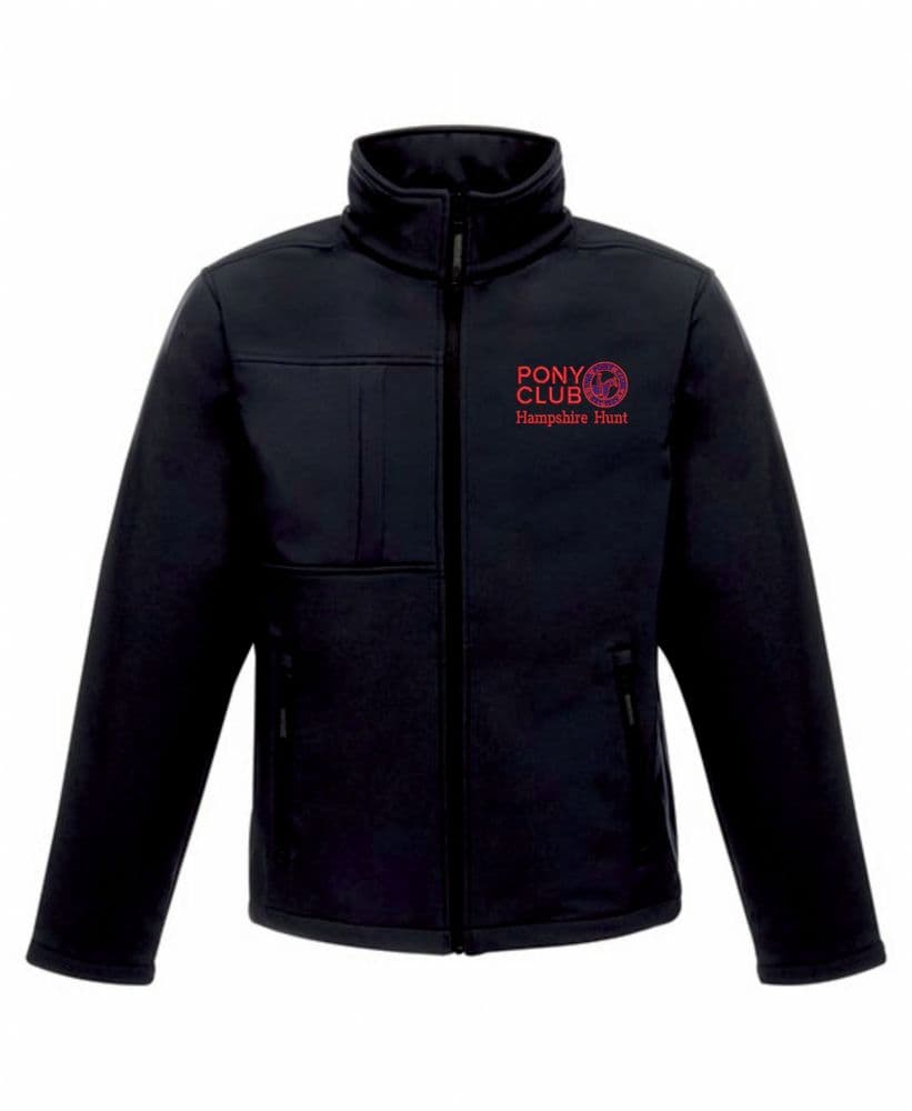 Adults Unisex Hampshire Hunt PC Navy Softshell Jacket rg194