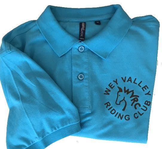 Adults Unisex Polo Shirt Wey Valley Turquoise or Brown RC AQ010