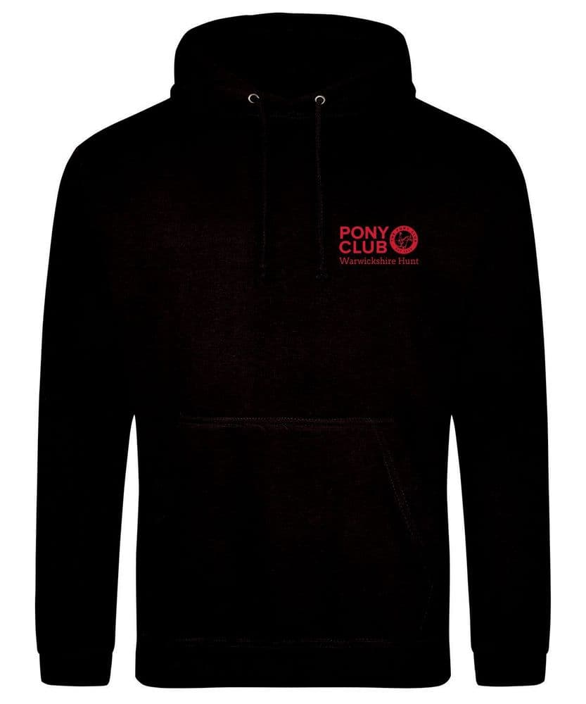 Adults Warwickshire Hunt Black Hoodie